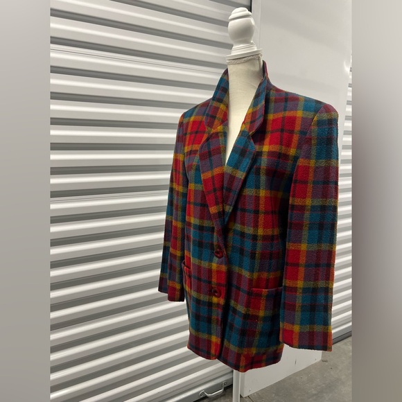 Vintage Limited Plaid Blazer It’s A Banger 🔥 - Picture 3 of 7